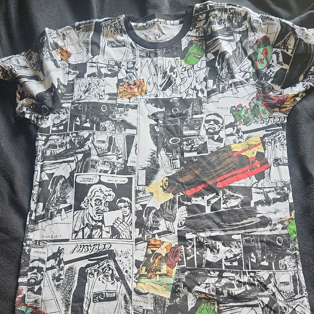 Graphic Comic Print T-Shirt
